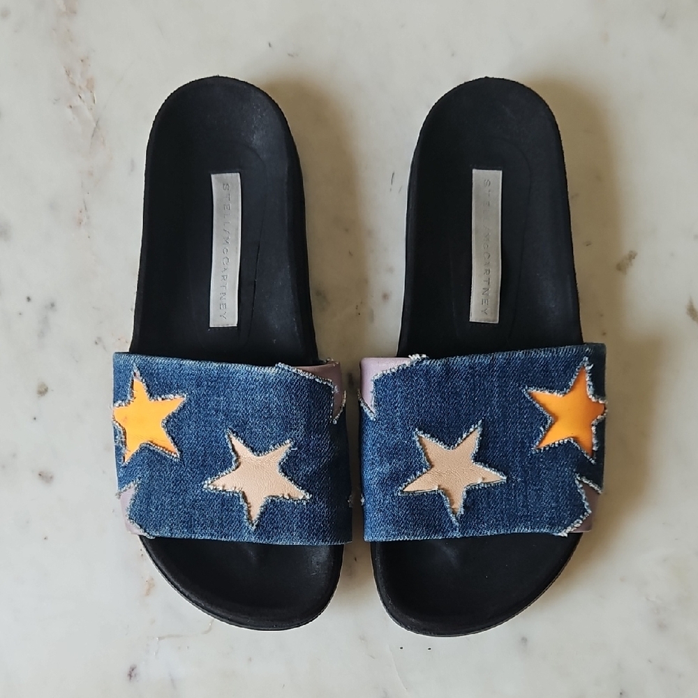STELLA MCCARTNEY: Denim Star Slides